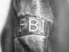 FBI raid arm band (detail)