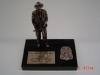G-Man (mounted on black marble w/ badge)