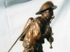 Firefighter Challenge Miniature Bronze Statue