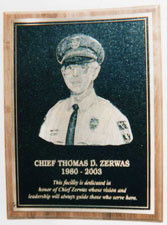 Photo Etched Plaque - Law Enforcment