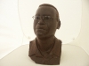 Wax portrait bust of Ronnie Brown
