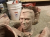 bronze casting of wax parts