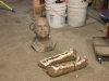 bronze casting of wax parts