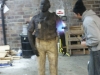 chemical patina adds bronze color