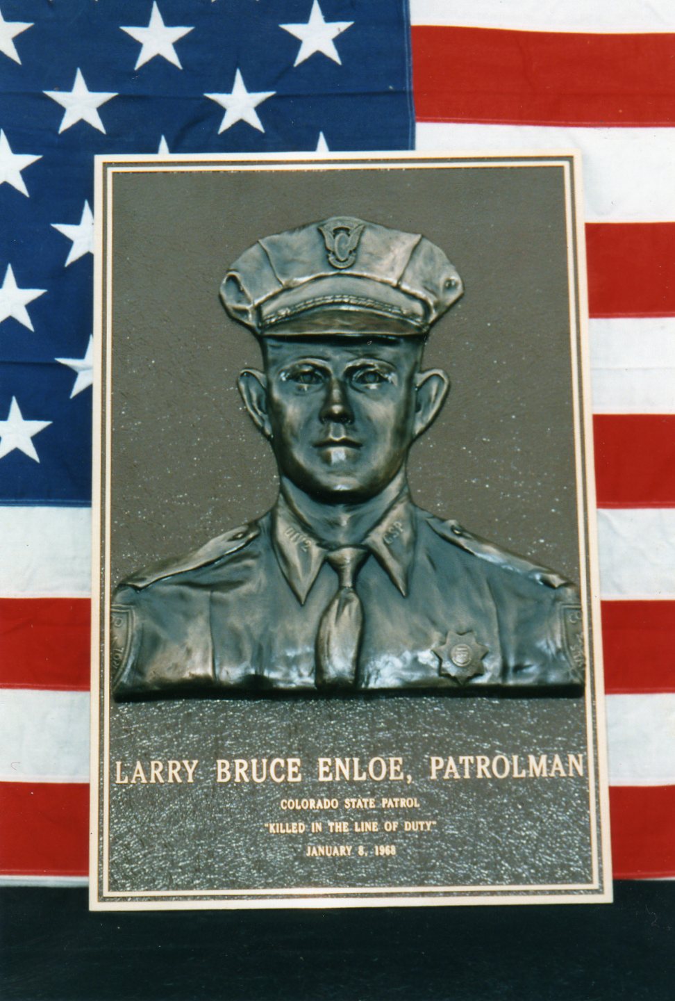 bronze portrait plaque