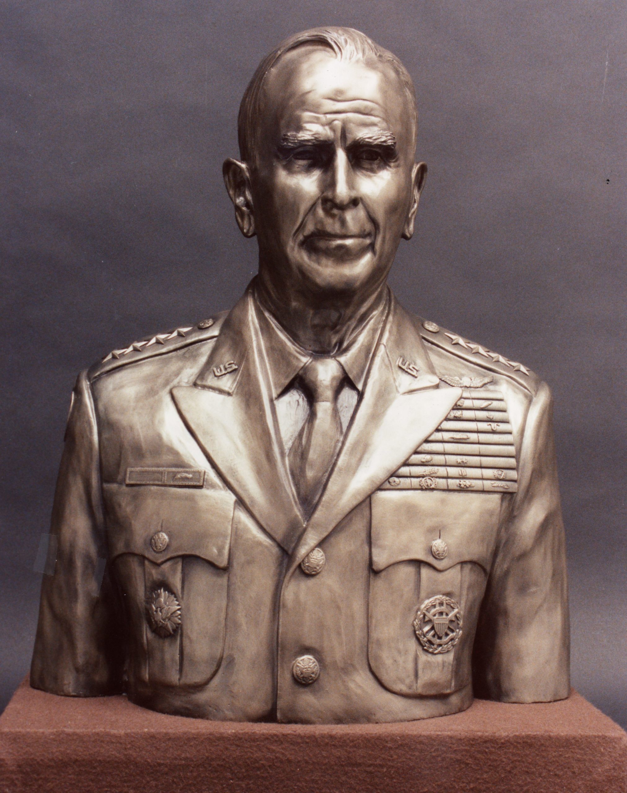 custom bronze bust