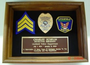 Law Enforcement Recognition Program To Pay Tribute The Career And Person Inside Uniform These Special Retirement Gifts