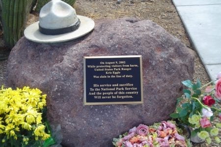 Bronze Park Ranger Hat National Park Memorial