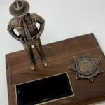Bronze Sheriff statue