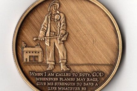 firefighter coin
