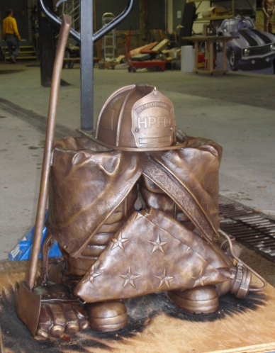 firefighter memorials statue