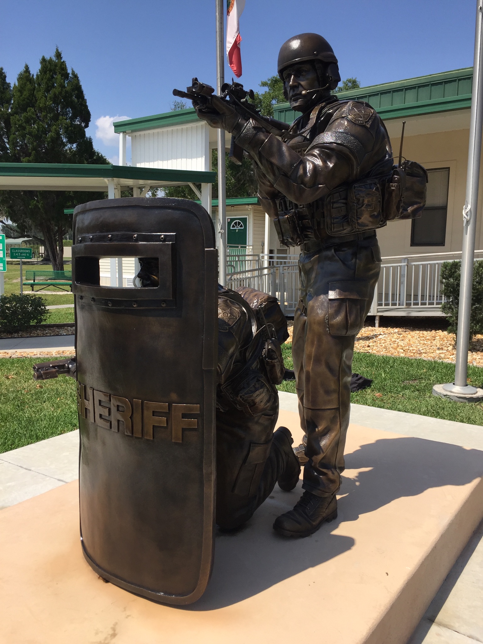 custom swat statue