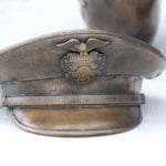Custom bronze police officer hat