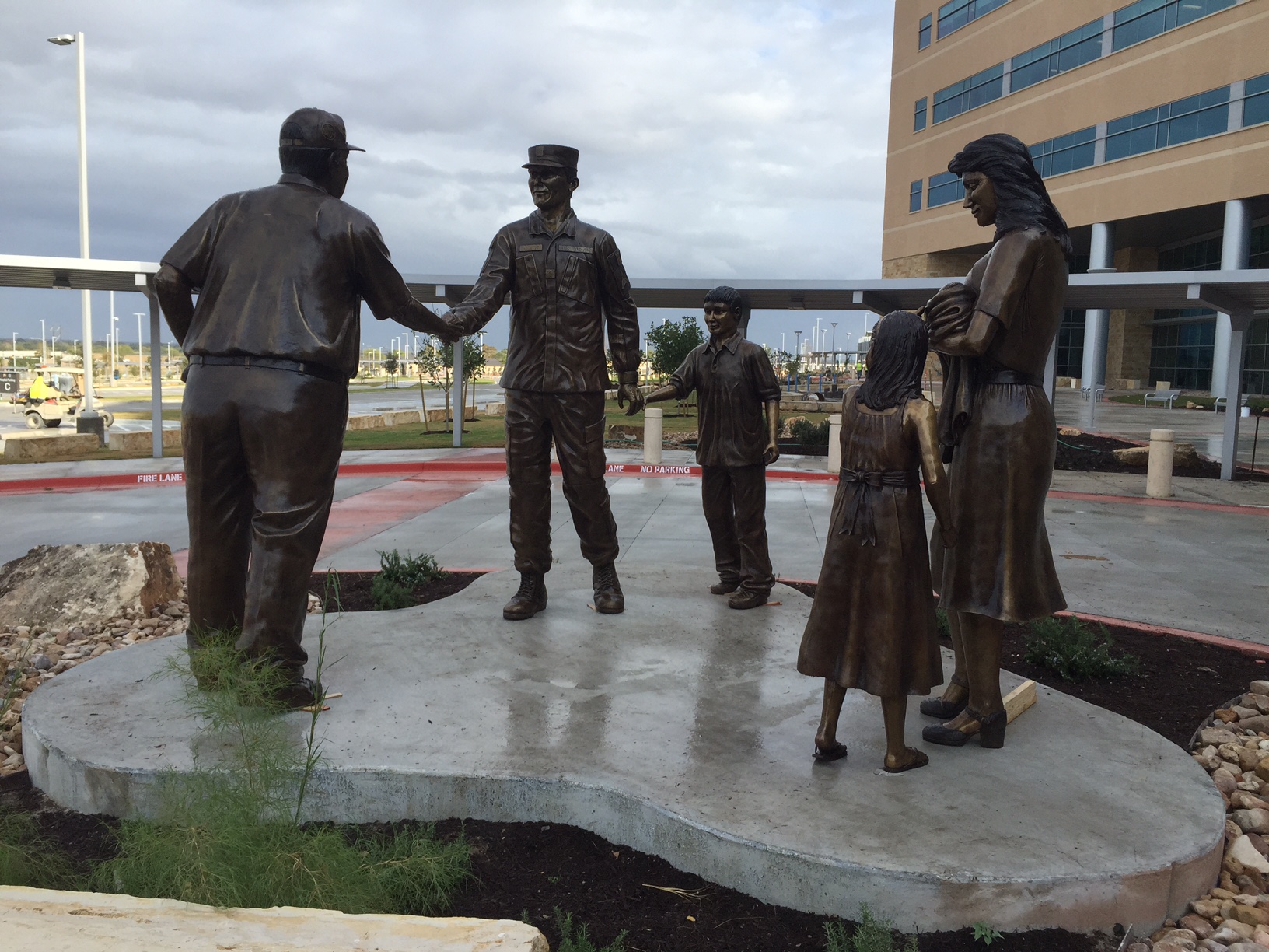 Fort Hood memorial statues