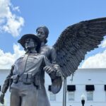 fallen law enforcement officers memorial with angel