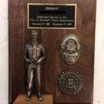 custom cop award