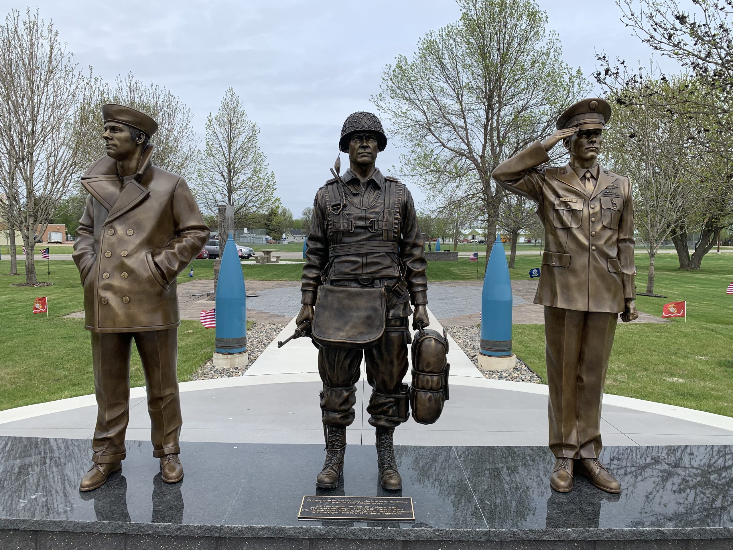 navy sailor statues