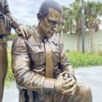 kneeling sheriff memorial