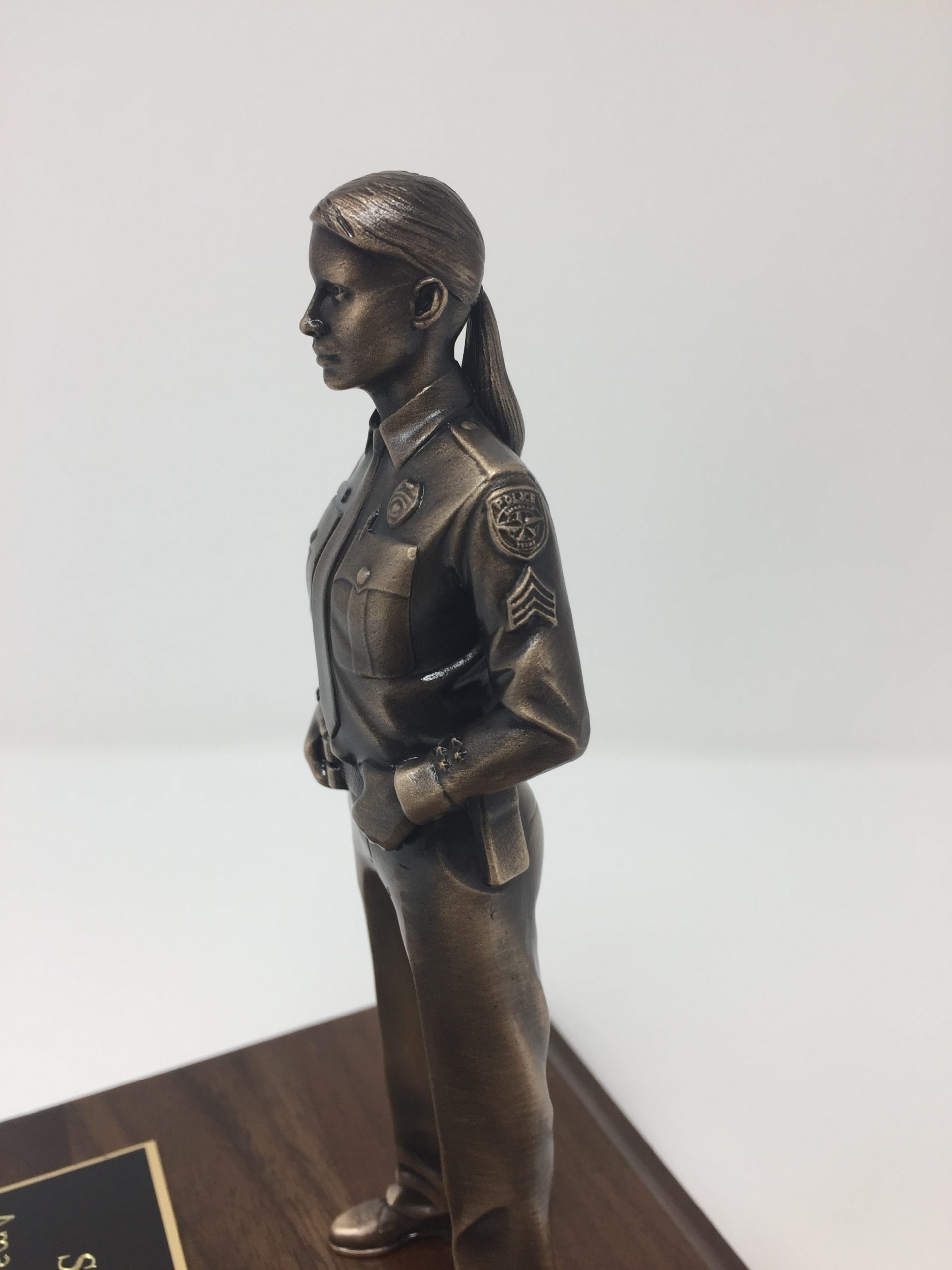 female police figurine