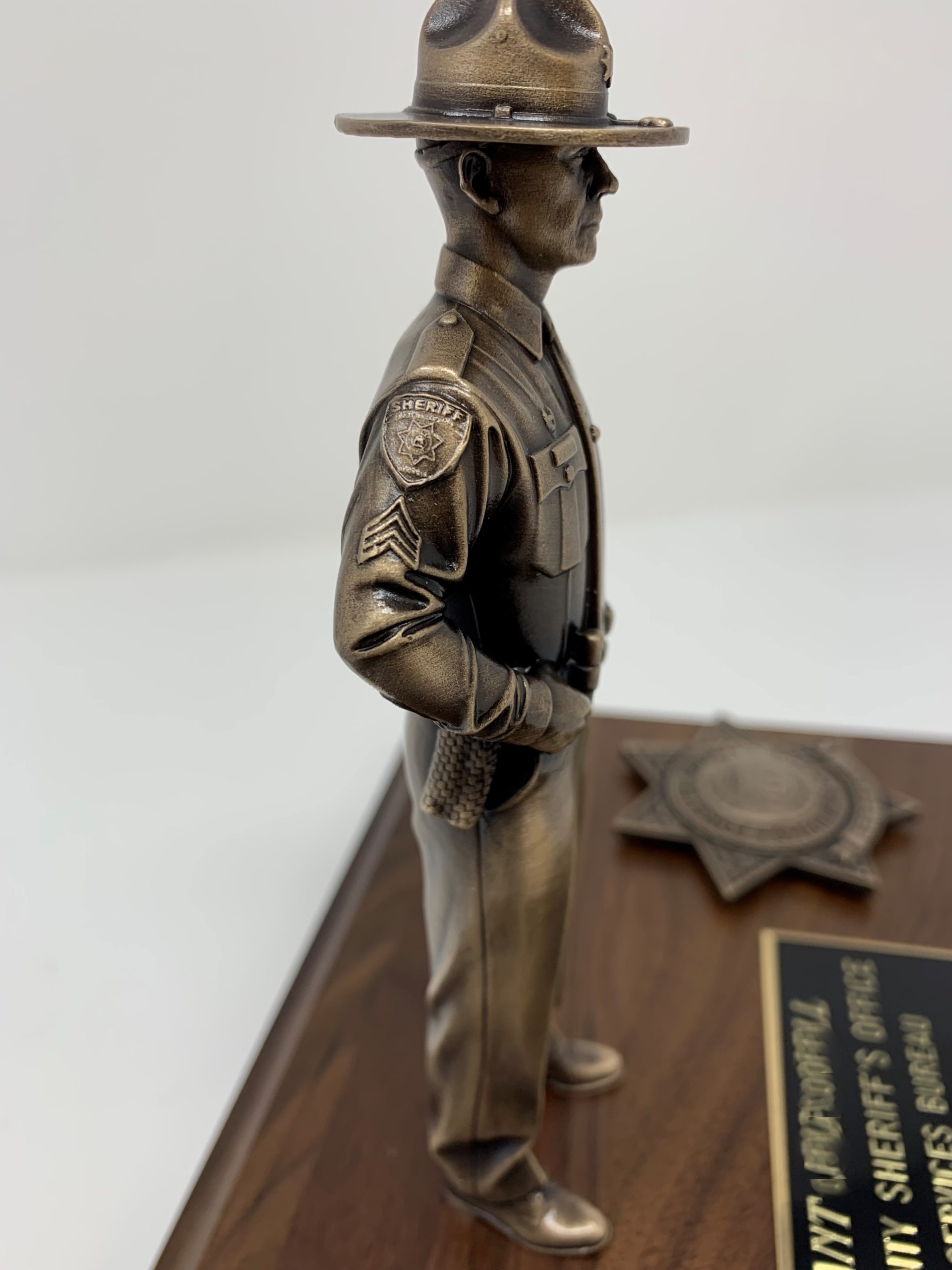 Bronze Custom Cop Statue