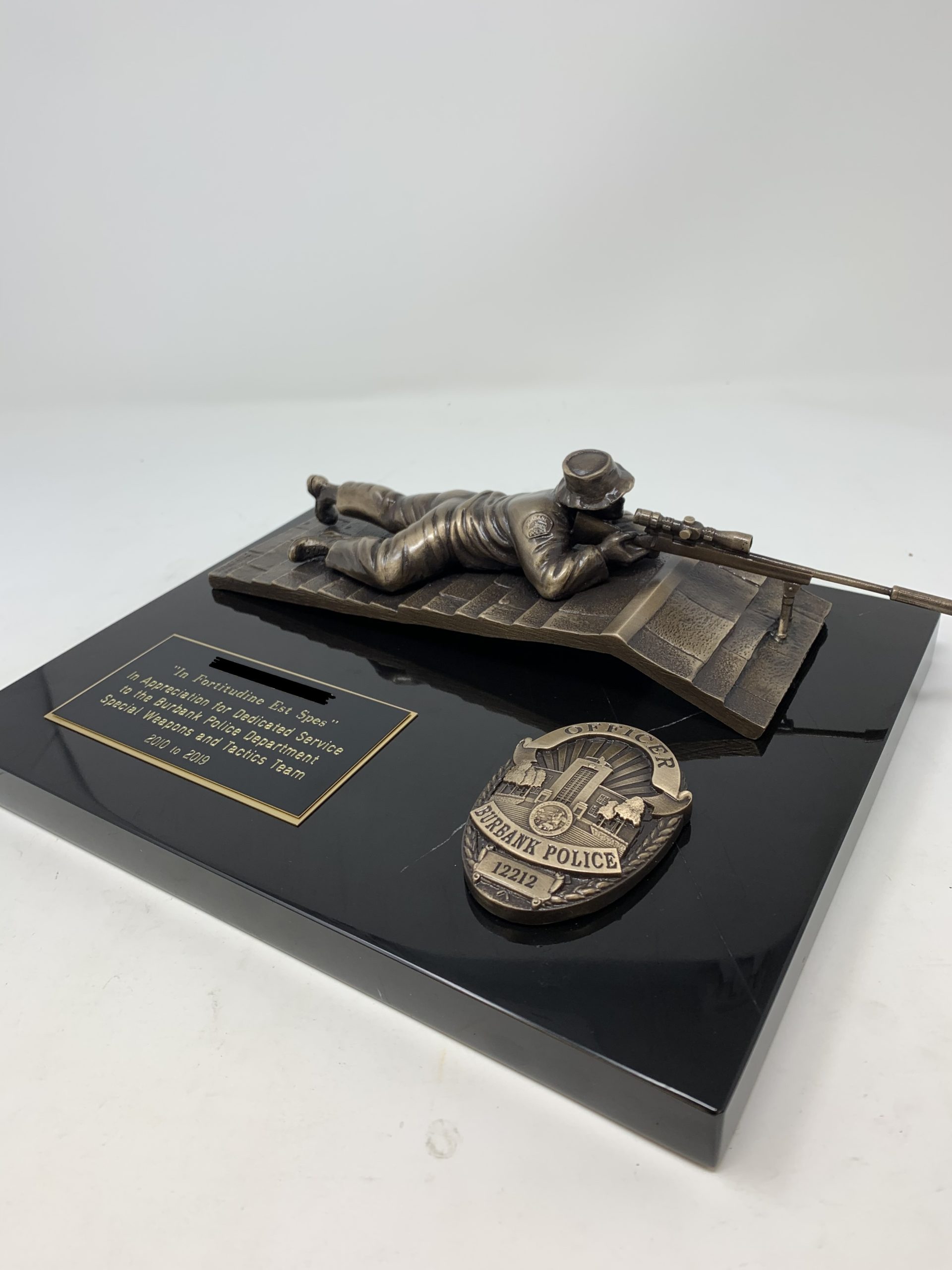 Bronze SWAT Sniper Unit - Tactical Team Award