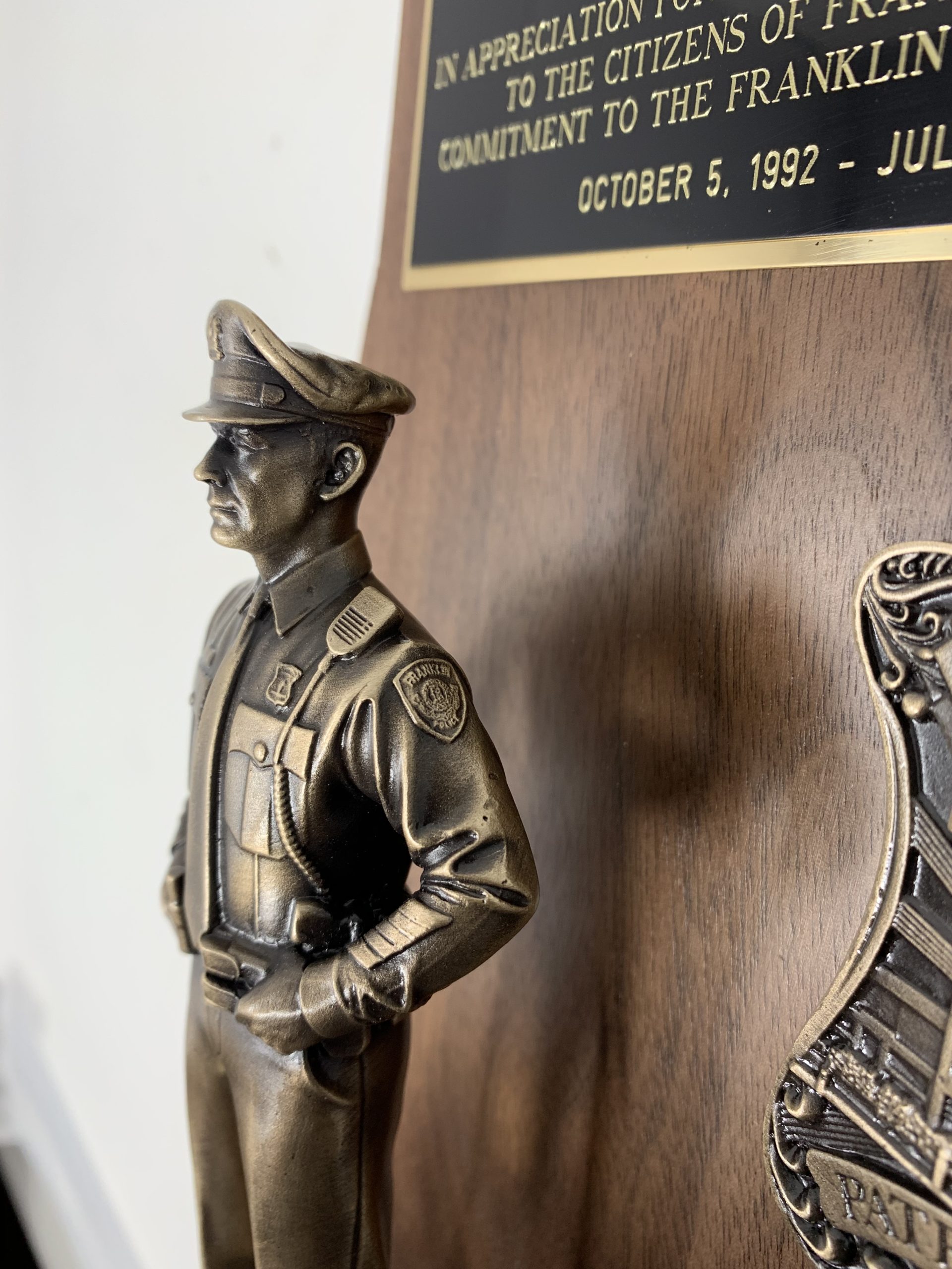 Bronze Custom Cop Statue