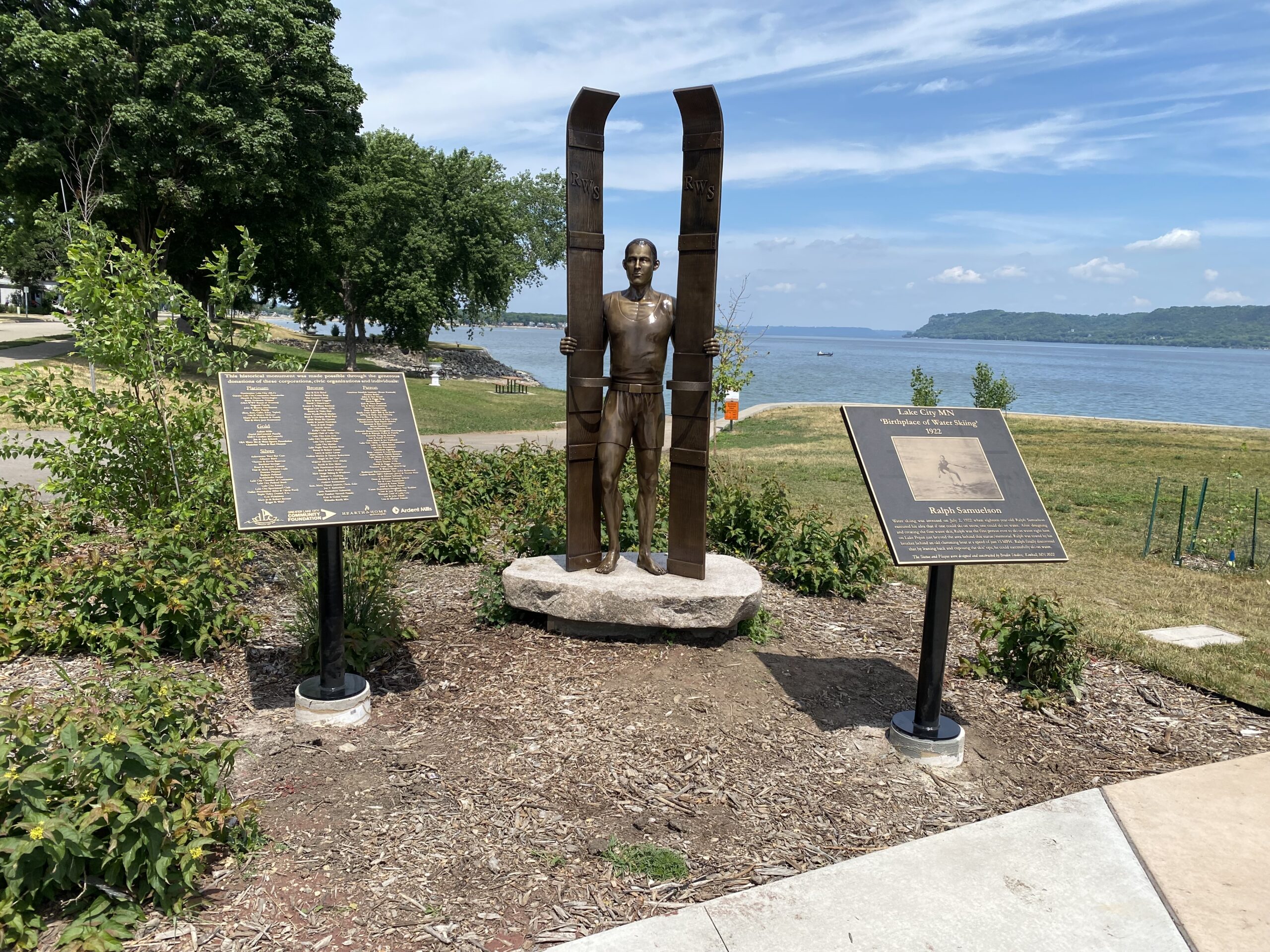Ralph Samuelson Statue