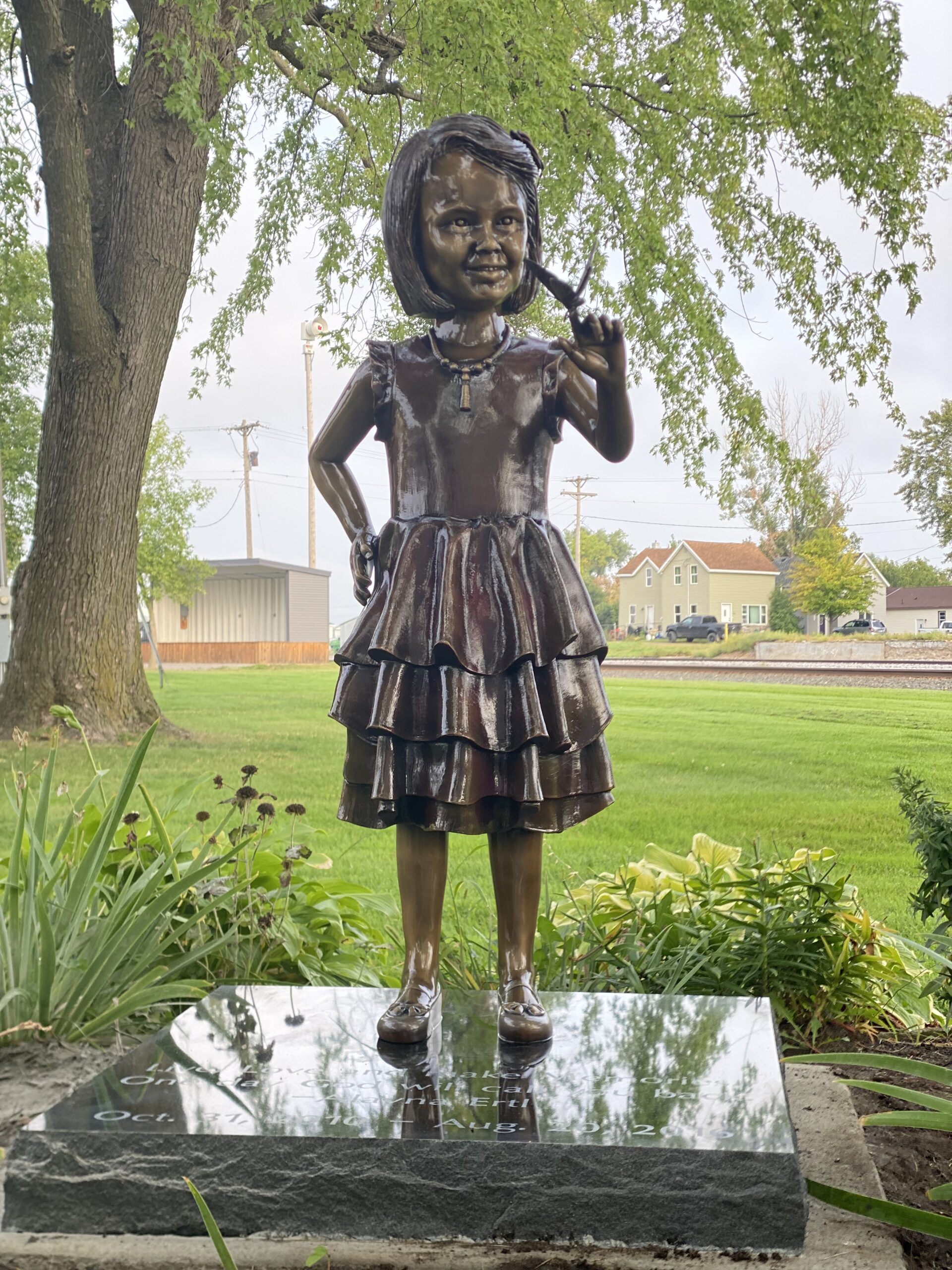 Alayna Ertl statue