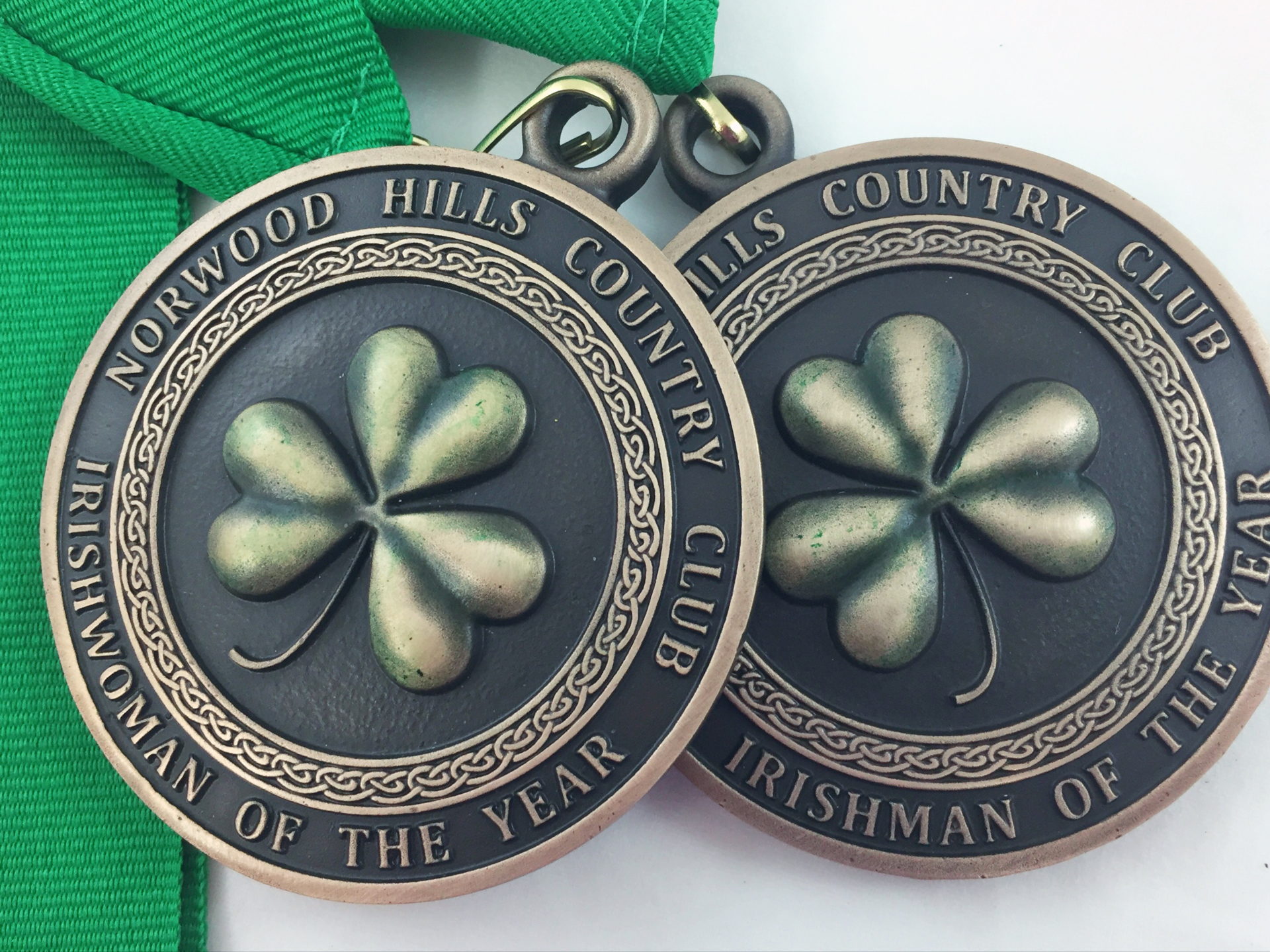 clover bronze medals