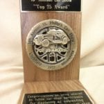 plaque car show award