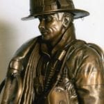firefighter statue