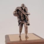 mini wounded warrior statue