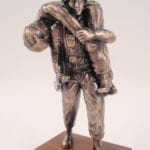 warrior miniature statue