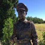 Bronze military memorial General Douglas MacAuthur Statue Korean War Memorial
